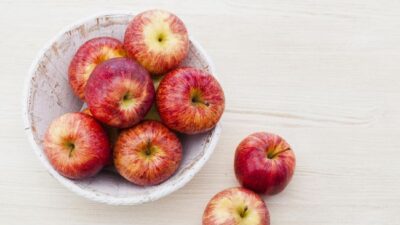 Apel, salah satu camilan yang aman untuk gula darah.
