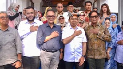 Wali Kota Padang, Fadly Amran, menghadiri peresmian sekaligus peluncuran kembali Gedung Abdullah Kamil.