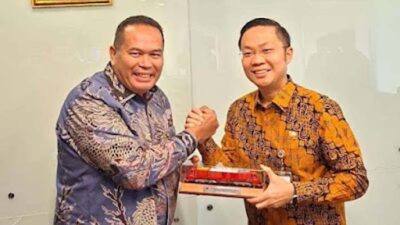 Wako Pariaman Yota Balad bertemu dengan Dirjen Perkeretaapian.