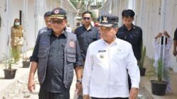Bupati Agam Tinjau Persiapan Peresmian Huntara di Palembayan.