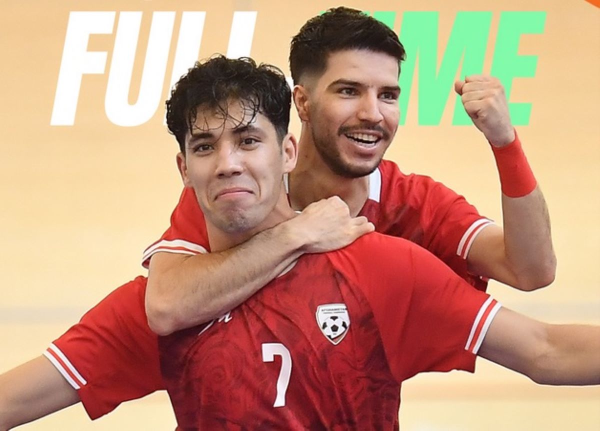 Suasana laga Timnas Futsal Afghanistan vs Arab Saudi di Piala Asia Futsal 2026.