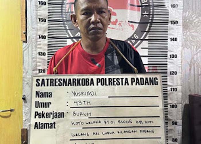 Kasat Reserse Narkoba Polresta Padang, AKP Martadius.