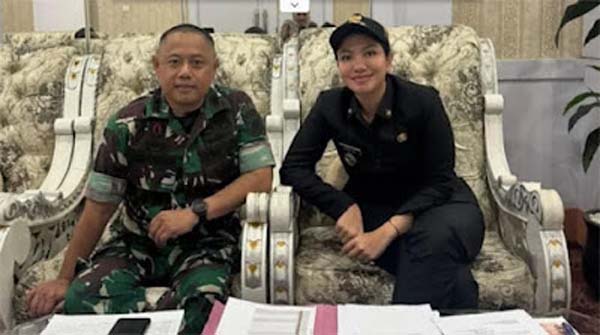 Bupati Dharmasraya, Annisa Suci Ramadhani apresiasi kepada Dandim 0310/SSD