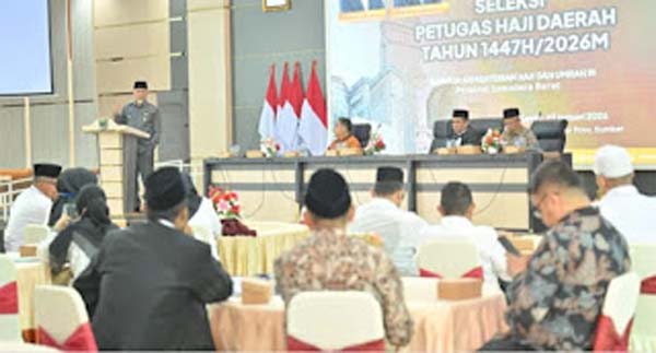 Gubernur Mahyeldi buka seleksi petugas haji daerah Sumbar 2026