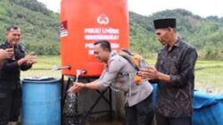 Sumur bor jadi sumber kehidupan warga terdampak bencana di Aceh Tengah.