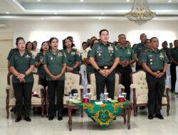 Gubernur Akmil dan Civitas Akademika Ikuti Perayaan Natal TNI AD Secara Virtual