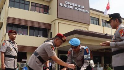 Polres Pelabuhan Tanjung Priok Gelar Sertijab Kasatreskrim