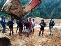 Polres Sijunjung Grebek Tambang Ilegal,  7 Pelaku Amankan