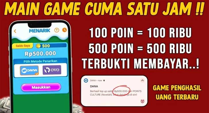 Fenomena Game Penghasil Saldo DANA, Peluang Cuan