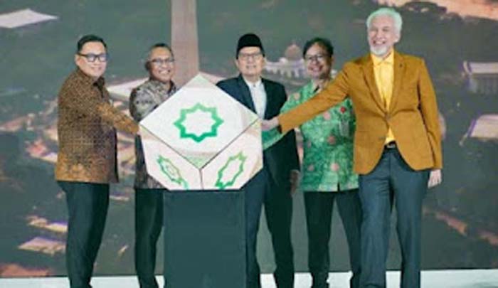 Peluncuran fatwa tentang Kegiatan Usaha Bulion di di Ballroom Pegadaian Tower.