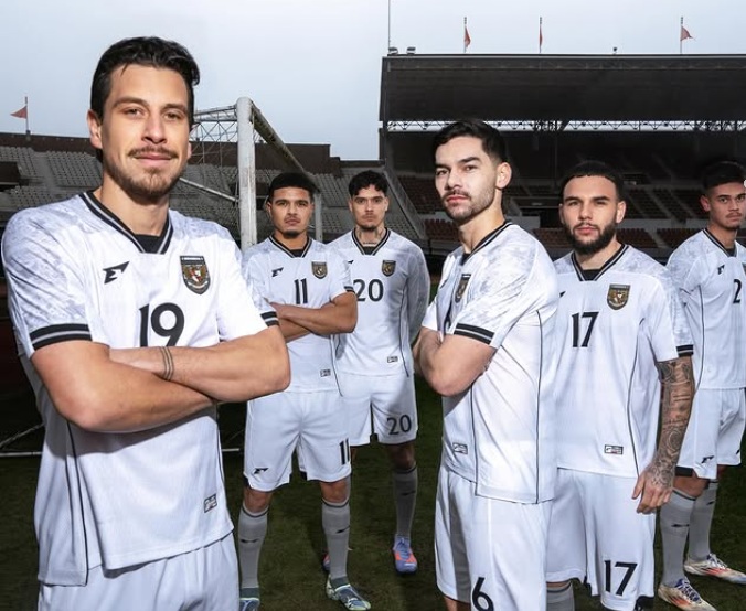 Timnas Indonesia saat kenakan jersey Erspo.