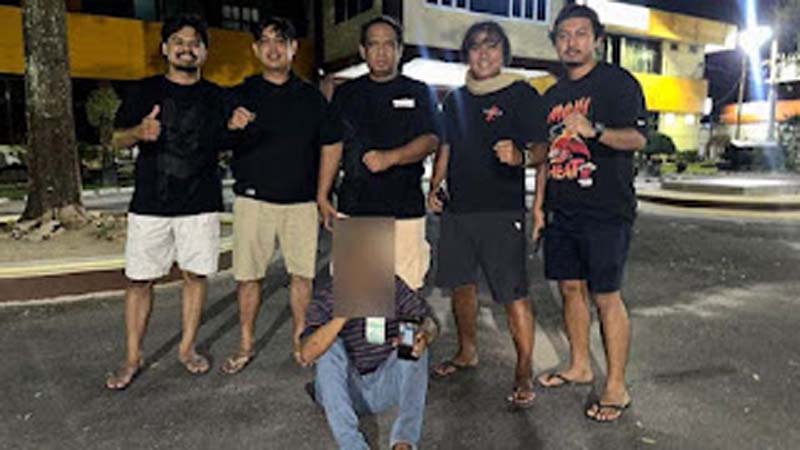 Tim Klewang amankan pelaku togel di kawasan Jati Adabiah, Kecamatan Padang Timur, Kota Padang.