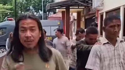 Aksi Pungli Parkir di Depan PT Incasi Raya Sempat Viral, Tiga Pria Diamankan Tim Klewang.