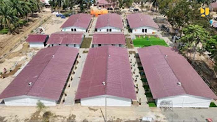 Hunian Pascabencana di Sumatra yang dibangun Kementerrian PU.