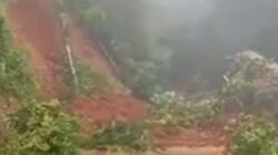 Hujan dengan intensitas tinggi sejak Kamis malam hingga Jumat (27/2/2026) memicu longsor.