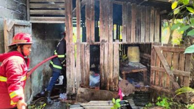 Kebakaran Dapur Rumah di Parupuk Tabing, Diduga Kebocoran Gas