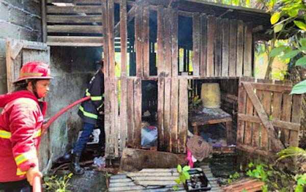 Kebakaran Dapur Rumah di Parupuk Tabing, Diduga Kebocoran Gas