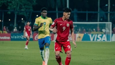 Pemain Timnas Indonesia U-17, Mierza Firjatullah.