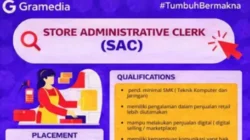 Lowongan Kerja Gramedia Padang, Store Administrative Clerk untuk Meningkatkan Operasional Toko.