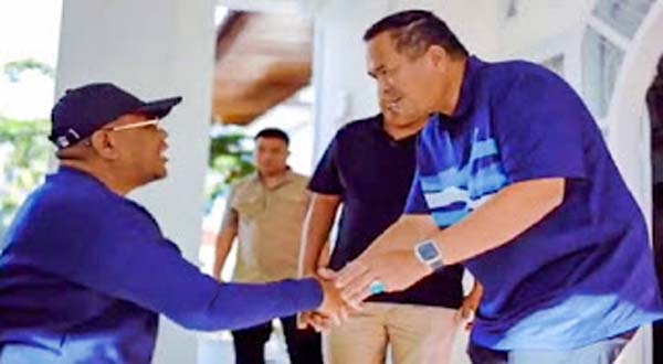 Wako Pariaman Yota Balad bertemu anggota DPR RI Arisal Azis.