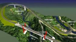 Gambar rencana pembangunan Flyover Sitinjau Lauik.