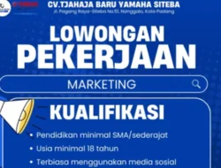 Lowongan Marketing CV. Tjahaja Baru Yamaha, Kreatif, Energik, dan Komunikatif Dicari