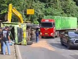 Rem Truk Batu Bara Blong, Evakuasi Dilakukan di Lubuk Kilangan