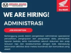 Gabung PT. Menara Agung, Cari Talenta Administrasi Teliti dan Terampil