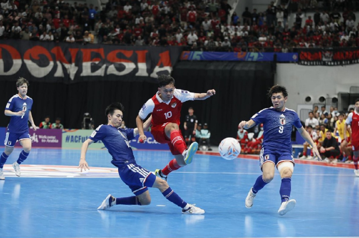 Timnas Futsal Indonesia lolos final Piala Asia Futsal 2026 setelah menang 3-2 atas Jepang.