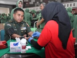 Kasdam IV/Diponegoro Hadiri Donor Darah Peringatan HUT ke-80 Persit KCK