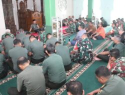 Safari Ramadan, Danrem 052/Wijayakrama Ajak Prajurit Tingkatkan Iman dan Integritas