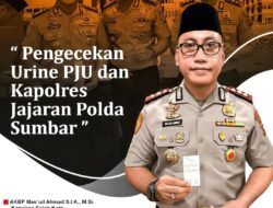 Kapolres Solok Kota Ikuti Tes Urine Bersama PJU Polda Sumbar