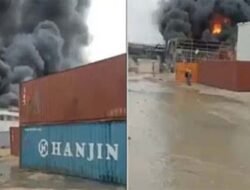 Zona Industri Neot Hovav Terbakar, Satu Orang Terluka