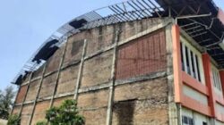 Salah satu bentuk kondisi kerusakan pada Gor Pauh Kota Pariaman