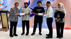 Bank Nagari menyerahkan santunan