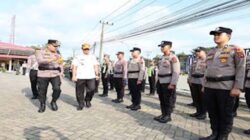 Polres Pariaman menggelar apel pasukan Operasi Kepolisian Terpusat Ketupat 2026.