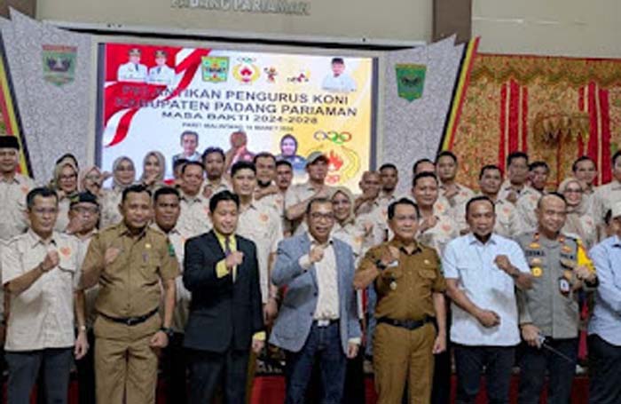 Pengurus KONI Padang Pariaman Masa Bakti (2024-2028) Resmi Dilantik.