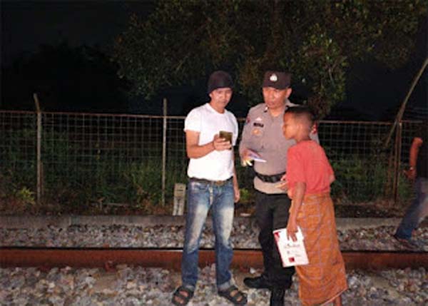 Tiga Pelajar Tertabrak Kereta di Parupuktabing Padang, Satu Meninggal dan Dua Kritis