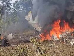 Pesawat Angkut Tentara Kolombia Jatuh di Hutan, Investigasi Penyebab Dimulai