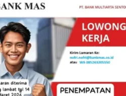 Bank MAS Cari Financial Advisor, Lulusan D3 dan S1 Bisa Melamar
