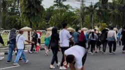Pasca Lebaran, Pedagang Dilarang Berjualan di Trotoar Sepanjang Jalur CFD Kota Padang.