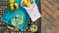 Ilustrasi air lemon.