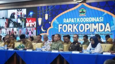 Pangdam IV/Diponegoro Hadiri Rakor Forkopimda Jateng Jelang Idulfitri