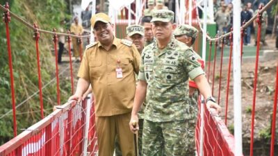 Pangdam IV/Diponegoro Hadiri Launching 200 Jembatan Perintis Garuda di Grobogan