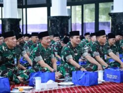 Kasau Hadiri Doa dan Buka Puasa Bersama Prajurit di Masjid As-Samawi