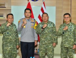 Perkuat Sinergi, Kapolres Tanjung Priok dan Pangkolinlamil Bahas Pengelolaan Sampah Pelabuhan