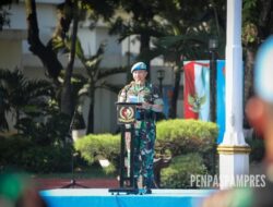 Danpaspampres Pimpin Upacara 17-an, Tekankan Disiplin dan Profesionalisme di Bulan Ramadhan