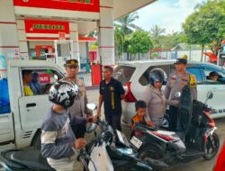 Pastikan Ketersediaan BBM Selama Arus Mudik Lebaran Idulfitri 1447 H, Polsek Pasaman Sidak ke SPBU
