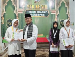 Ketua Komisi IV DPRD Pasbar Apresiasi Kemampuan Para Peserta MTQ ke XIII 2026 Tingkat SD dan SMP se-Nagari Ophir