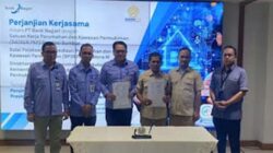 Penandatanganan perjanjian kerja sama program BSPS antara Bank Nagari.